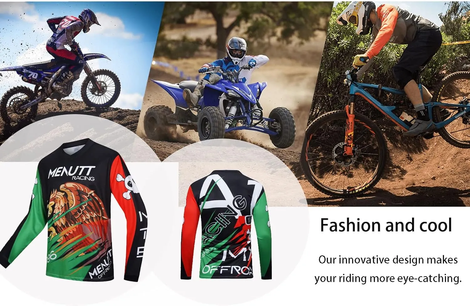 Racing Men's Long Sleeve Off-Road Mexico Jersey Mountain Bike MTB Jersey Downhill&Motocross Shirts