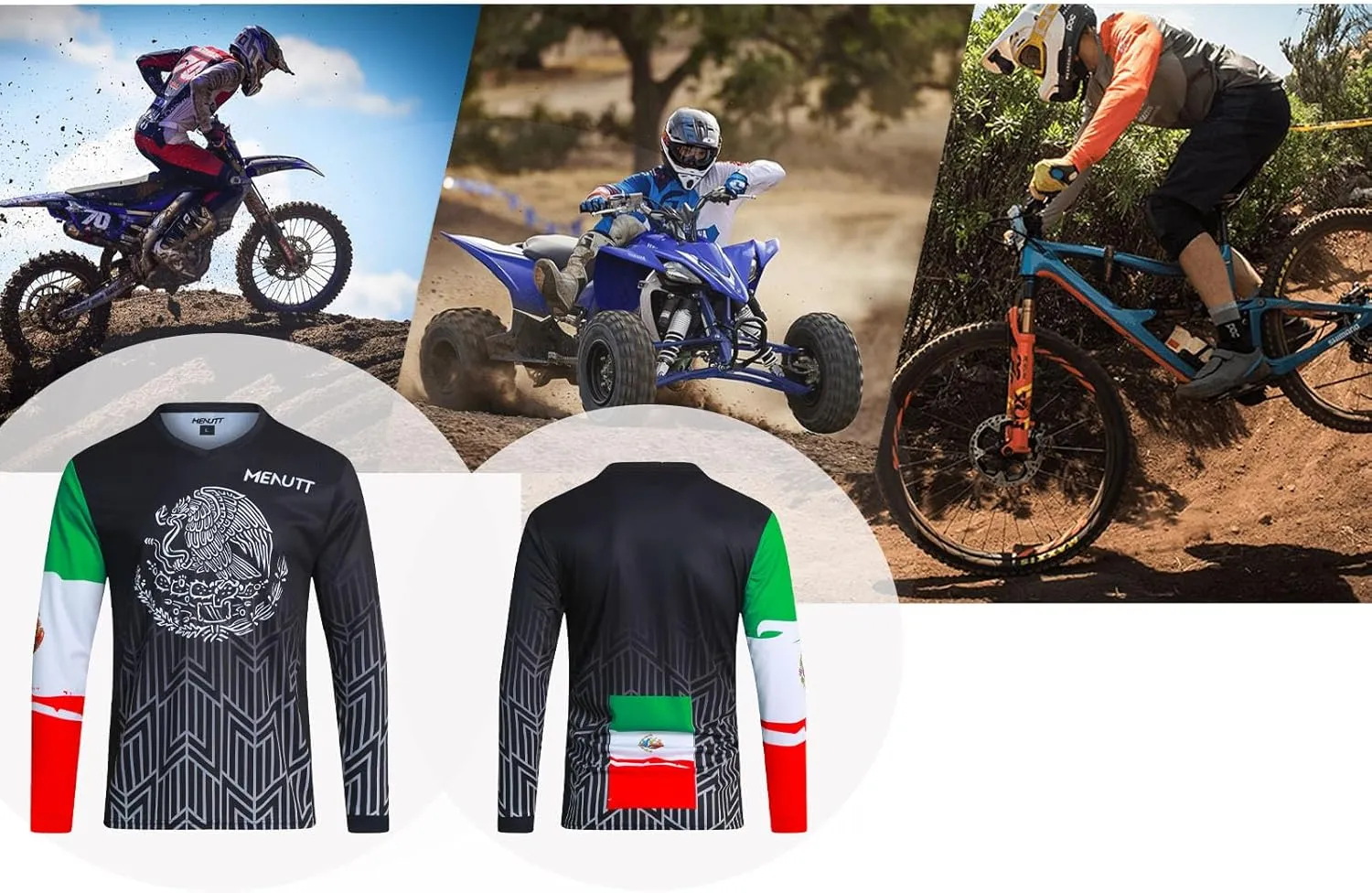Racing Men's Long Sleeve Off-Road Mexico Jersey Mountain Bike MTB Jersey Downhill&Motocross Shirts