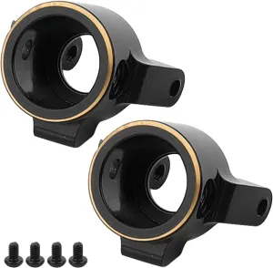 Racing SCX10 Pro Brass C-Hub Carriers L/R Heavy Duty Counterweight Compatible for Axial 1/10 Upgrades,42.1G (Front C-hub Mount)
