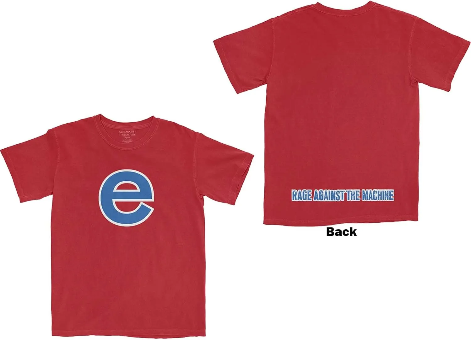 Radiohead Note Pad Cut Out Faded Print Logo T-Shirt