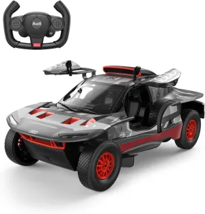 RASTAR Remote Control Car 1/14 Audi RS Q e-Tron E2 Rally Car Off-Road RC Race Car, Audi Toy Car for Kids RC Sports Cars for Adults