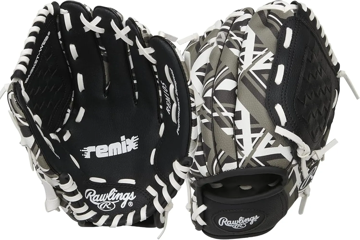 Rawlings | Remix T-Ball & Youth Baseball/Softball Glove | Sizes 9" - 10.5"