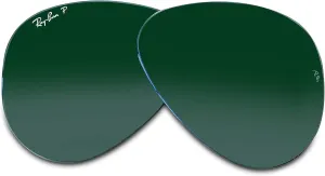 Ray-Ban Original AVIATOR LARGE METAL RB3025 Replacement Lenses   BUNDLE with Designer iWear Care Kit