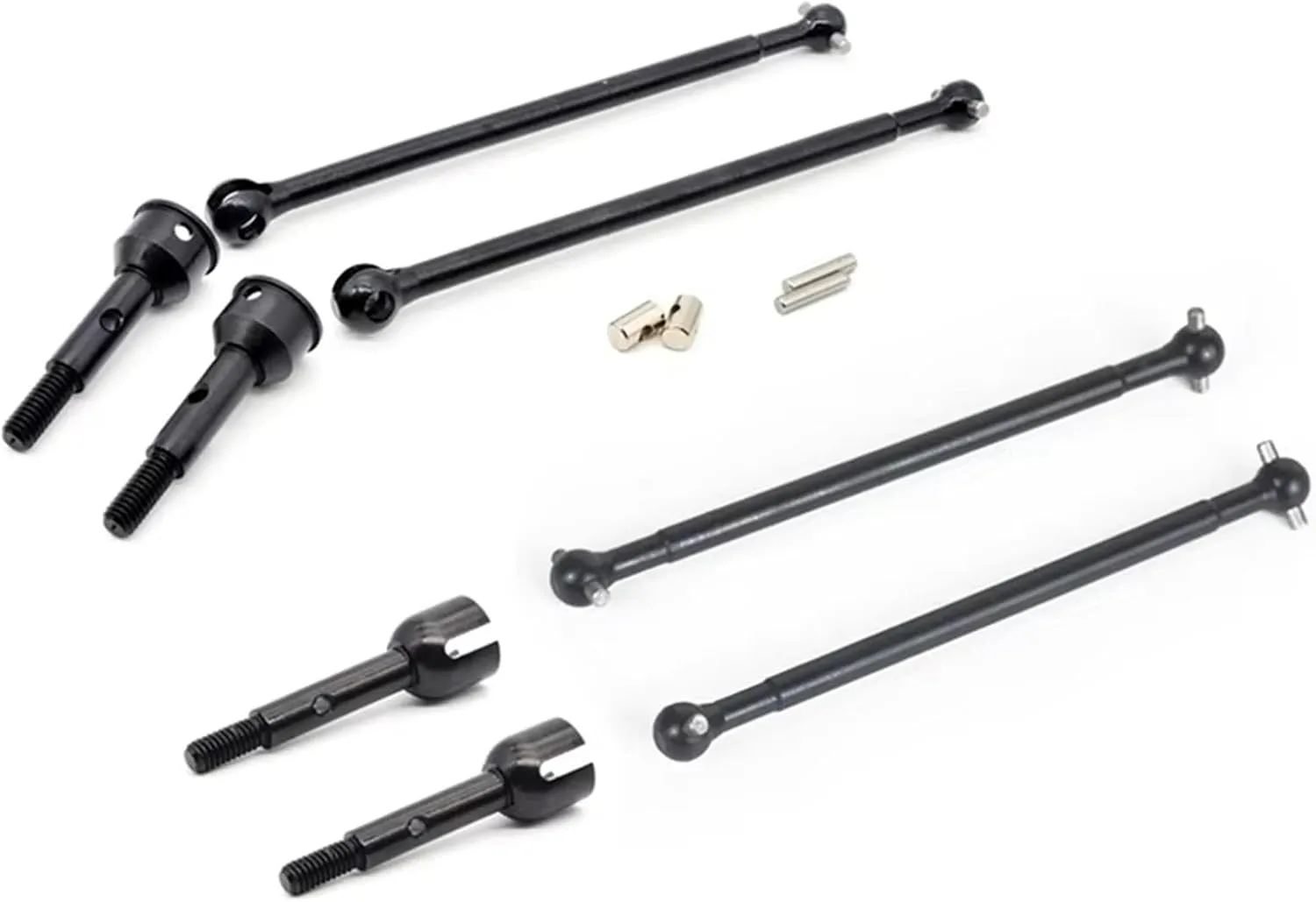 RC Car Accessories Compatible with ZD for Racing for DBX-10 1/10 RC Car Upgrade Parts Spare Accessories Metal Front and Rear Drive Shaft CVD Driveshaft