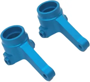 RC Steering Knuckle Block for LC PTG-2 1/10 Metal Front Steering Cup Steering Knuckle RC Racing Car Upgrade Accessories Modification Parts(Blue)