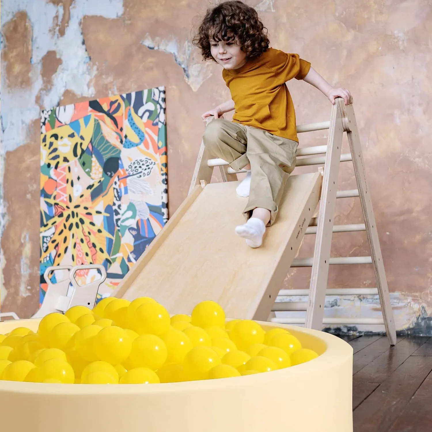 Realhaha Larger Plastic Balls for Ball Pit, Play Pin Balls for Toddlers Kid Ball Pits & Accessories for Bounce House,2.76 inches,50 pcs