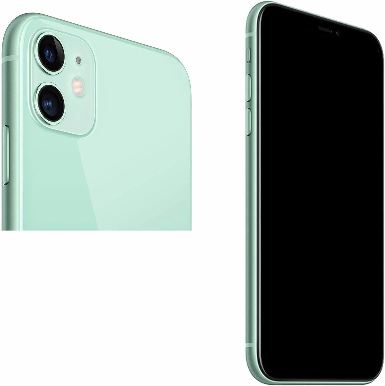 Realistic Replica Phone Case - Glass & Plastic Bumper for 6.1" Screen, Kid-Friendly, Green