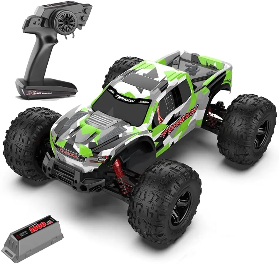 Remote Control Car, 1:10 Scale All Terrains RC Cars, 4WD High Speed 48KM/H Off Road Monster RC Truck, 2.4GHZ RC Vehicle Truck, Gift for Kids Adults…