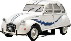 Resin Car Models Kit 1 24 Fit for Citroen 2CV Simulation Alloy Diecast Car Model Collectible Ornaments Metal Toy Car