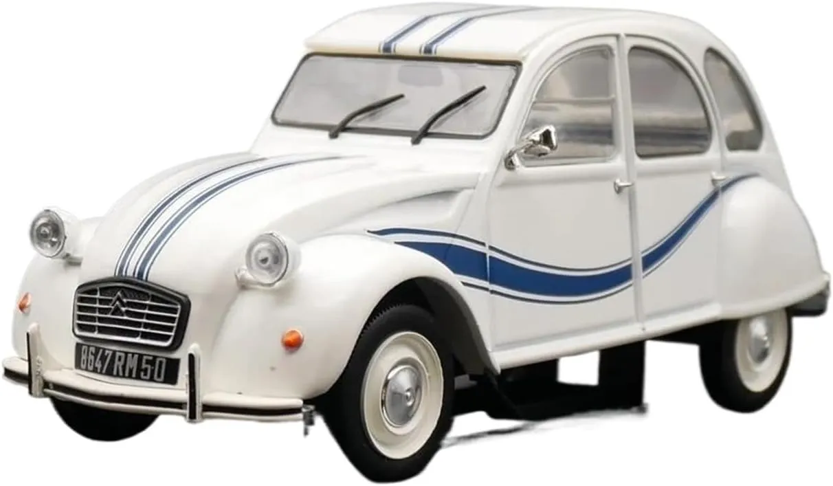 Resin Car Models Kit 1 24 Fit for Citroen 2CV Simulation Alloy Diecast Car Model Collectible Ornaments Metal Toy Car