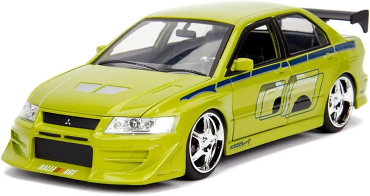 Resin Car Vehicle Model Fit for Mitsubishi Lancer Evolution VII 2002 1 24 Alloy Car Model Diecast Vehicles Boys Toy Gifts Festive Deluxe Gift, ZMAOAZ200510103