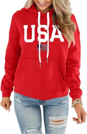 REVETRO Womens Hoodie Graphic Tie Dye Sweatshirt Casual Long Sleeve Hoodies Drawstring Pullover Tops With Pocket…