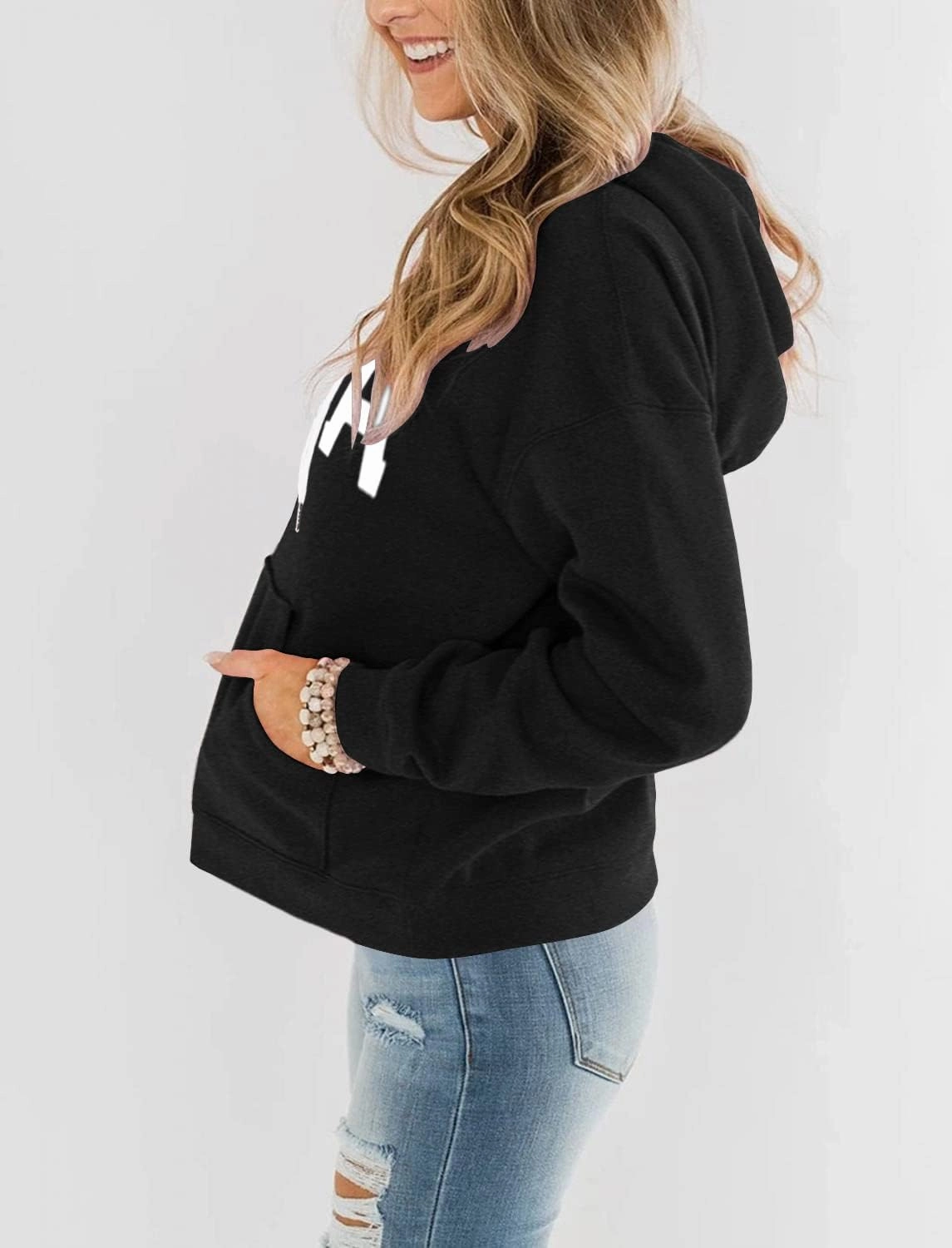 REVETRO Womens Hoodie Graphic Tie Dye Sweatshirt Casual Long Sleeve Hoodies Drawstring Pullover Tops With Pocket…