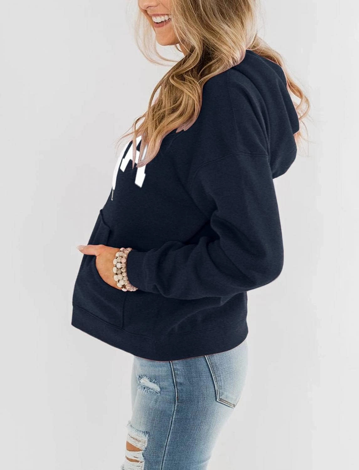 REVETRO Womens Hoodie Graphic Tie Dye Sweatshirt Casual Long Sleeve Hoodies Drawstring Pullover Tops With Pocket…