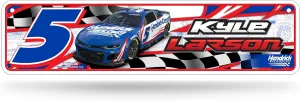 Rico Industries NASCAR Racing Metal Street Sign 4" x 15" Home Décor - Bedroom - Office - Man Cave