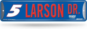 Rico Industries NASCAR Racing Metal Street Sign 4" x 15" Home Décor - Bedroom - Office - Man Cave