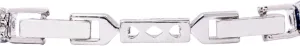 RIZILIA 18K White Gold 1.2" Extender & Tennis Bracelet Set