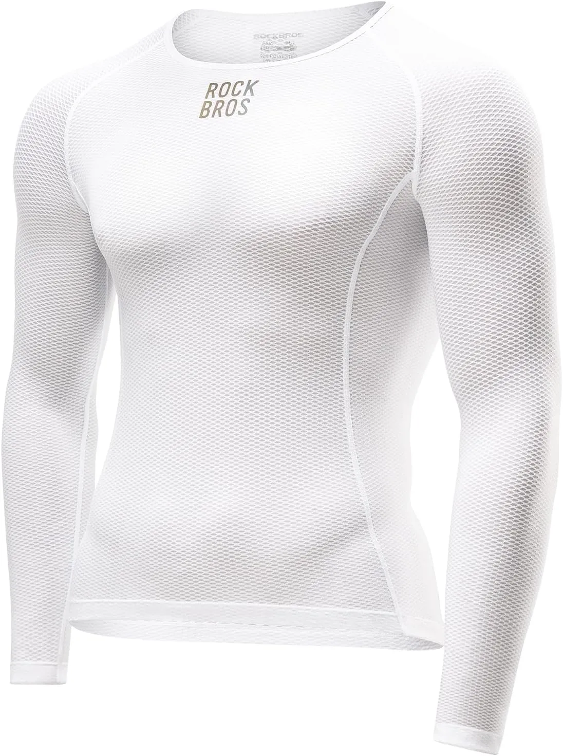 ROCKBROS Cycling Jersey Long Sleeve Bike Jersey for Men Quick Dry Seamless Bike Shirt Underlayer Bicycle Clothing