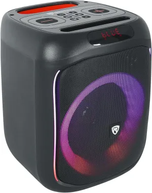 Rockville ROCKBOX PRO V2 150W Portable Bluetooth Speaker, LED Party Lights, TWS Pairing, Mic Input, Perfect for Parties and Outdoor Events