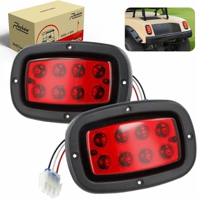 Roykaw Golf Cart Tail lights Compatible with Club Car DS (1982-up) and Yamaha G14/G16/G19/G22 Gas and Electric Vehicles, 12 V Golf Cart LED Rear Lights Kit, OEM# 1017035