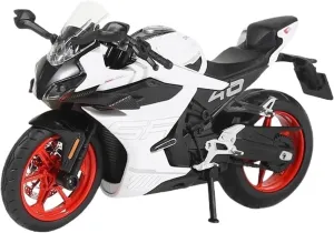 RZHICAI 1:12 for 450SR Racing Alloy Metallic Model(White)