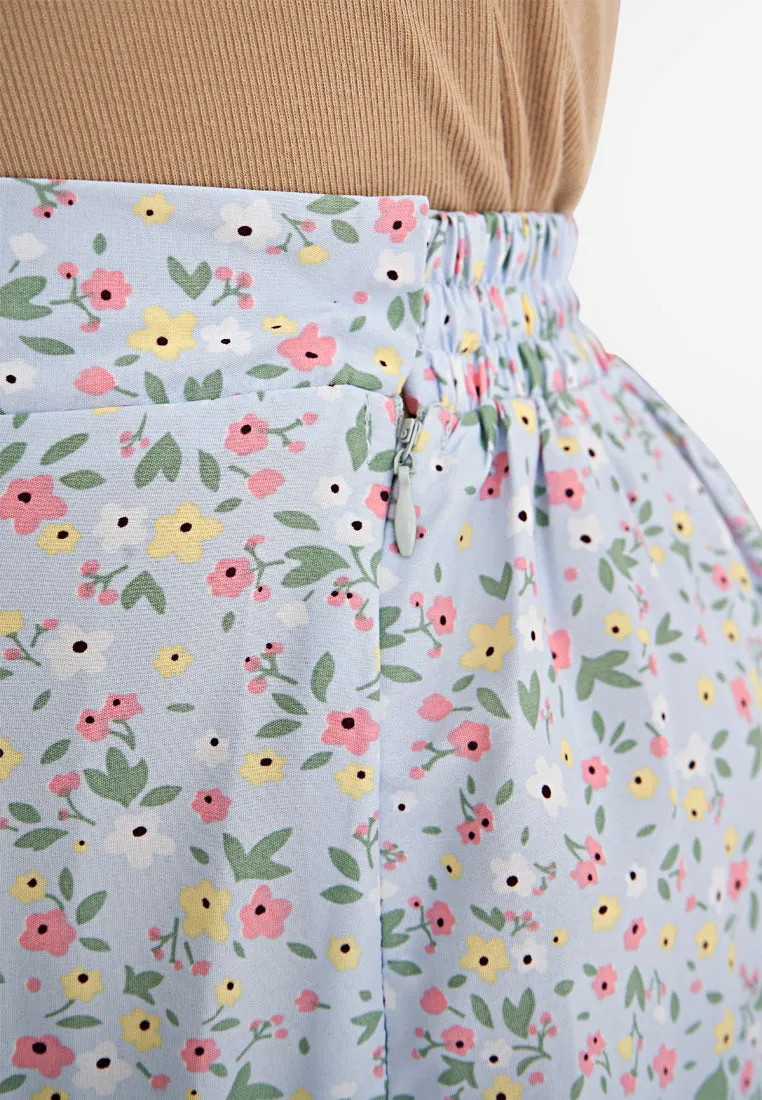 Sandria Long Tiered Skirt