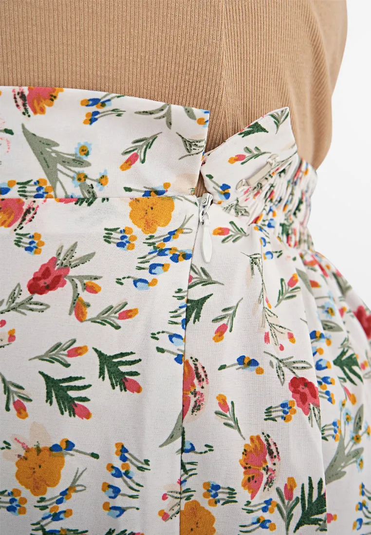 Sandria Long Tiered Skirt