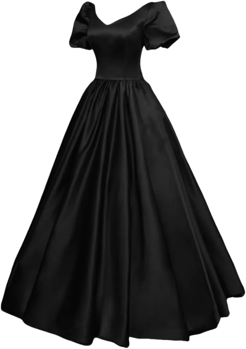 Satin Antique Ballgown Dress for Women Plus Size Victorian Regency Era Ball Gown