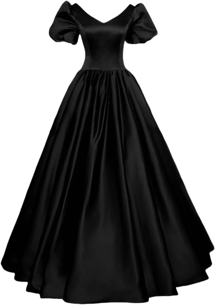 Satin Antique Ballgown Dress for Women Plus Size Victorian Regency Era Ball Gown