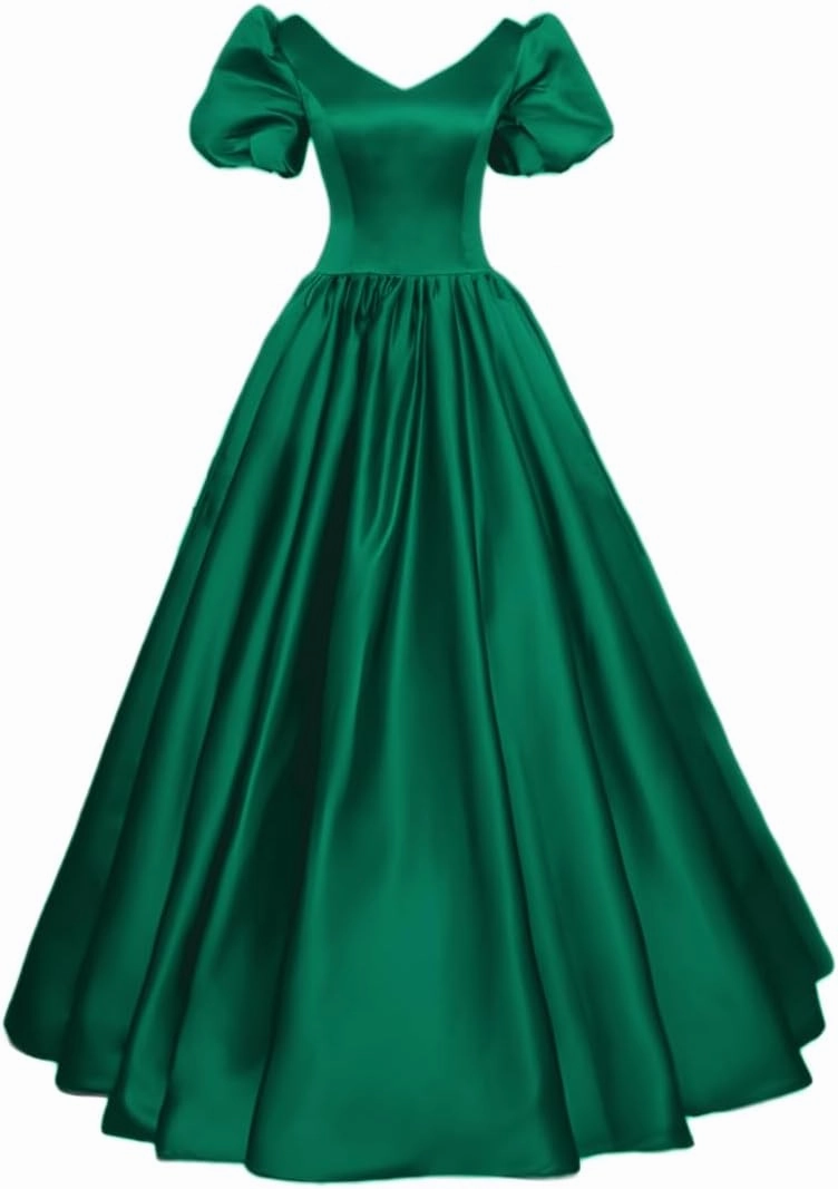 Satin Antique Ballgown Dress for Women Plus Size Victorian Regency Era Ball Gown