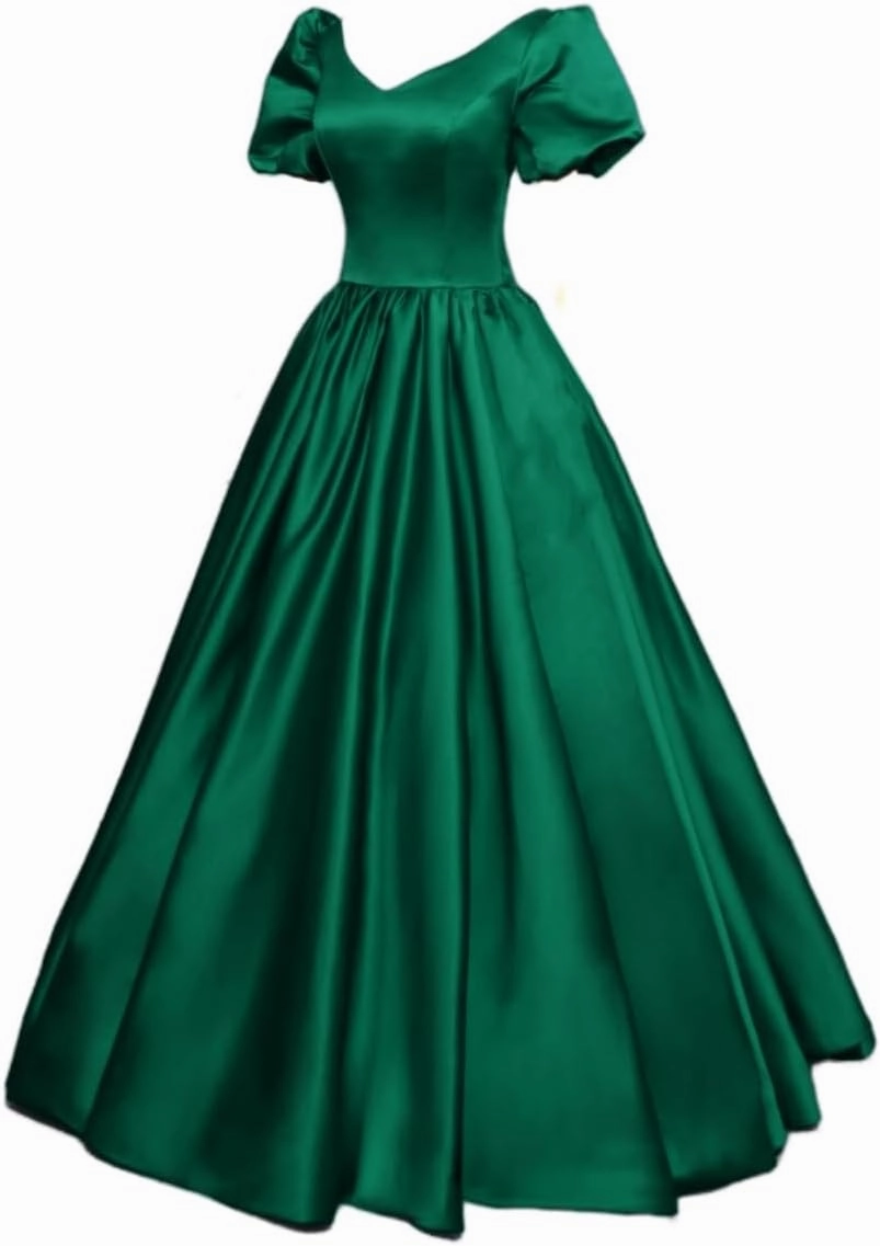 Satin Antique Ballgown Dress for Women Plus Size Victorian Regency Era Ball Gown