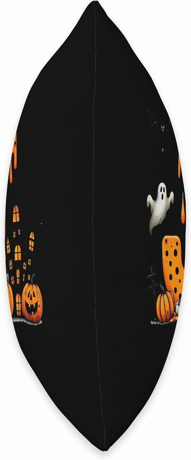 Scary Witch Jette Halloween Letter Girls Name Throw Pillow