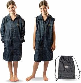 SCHMIK Unisex Swim Parka. Inc Swim Bag. Warm Change Coat. Girls, Boys & Kids.