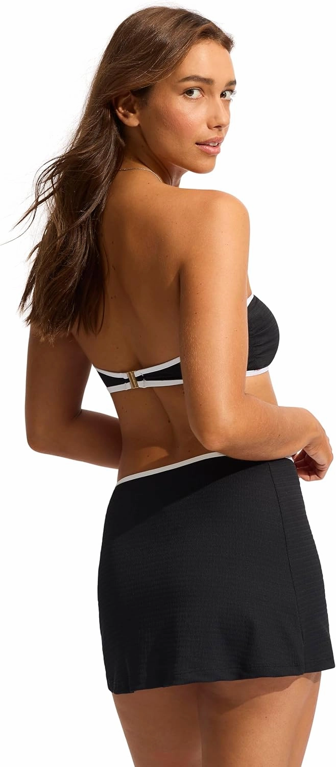 Seafolly Women's Ring Front Bandeau Bikini Top Swimsuit