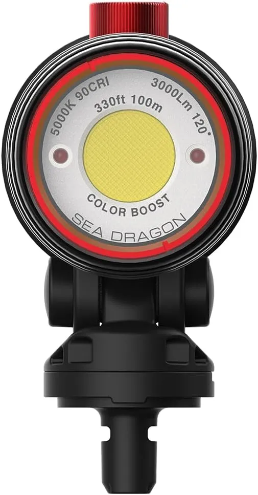 Sealife Sea Dragon 3000F Color Boost COB LED Photo-Video Light Kit
