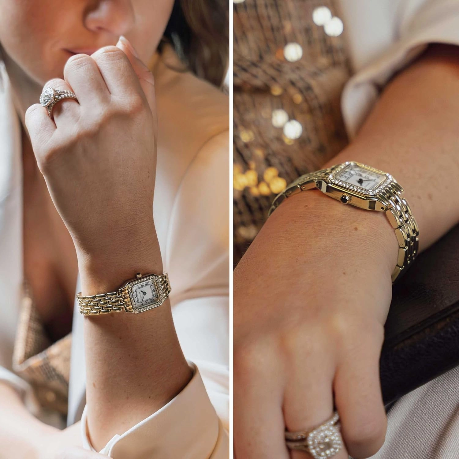Sekonda Monica Ladies 20mm Quartz Watch, Alloy Case & Bracelet with Stone Set Bezel & White Dial