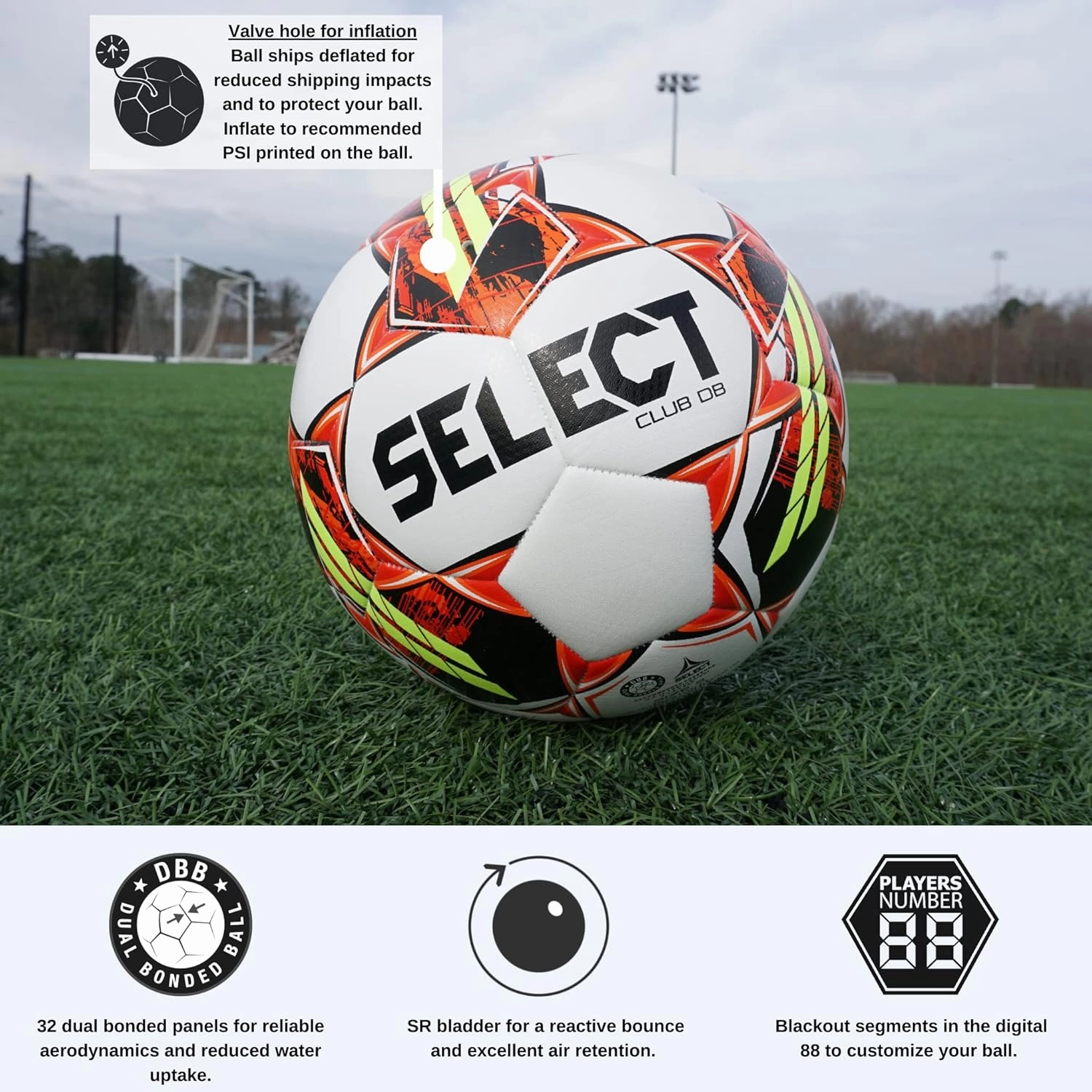 Select Club DB Soccer Ball