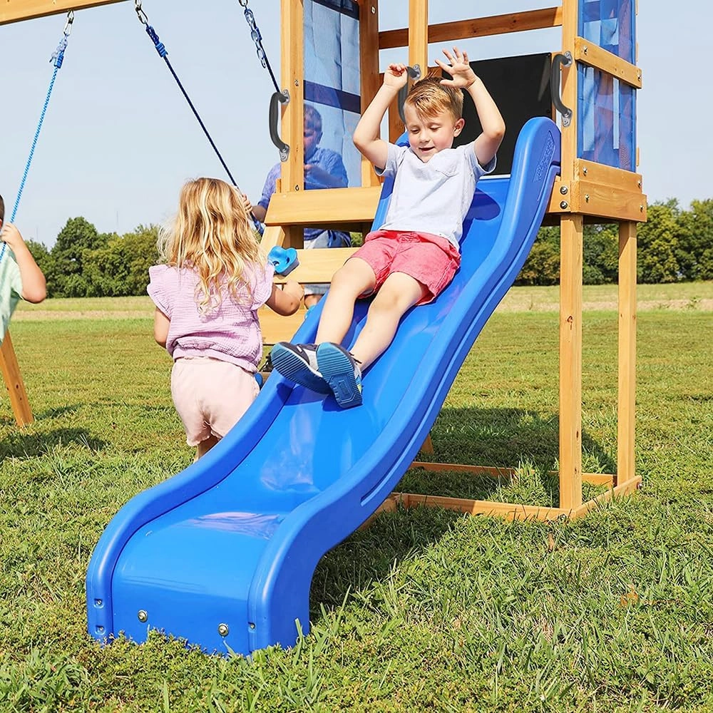 SELEWARE Black Playground Safety Handles, Non-Slip Kids Playground Grab Handles, Durable Indoor Outdoor Playset Handles for Playhouse, Treehouse, Climbing Frame, Jungle Gym, Swing Set, 4 Pack