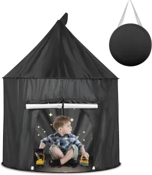 Sensory Tent for Kids, 47X 47in, Calming Hideout with Blackout & Quiet Corner, Portable Collapsible Pop-Up Tent for Autism, ADHD, SPD, Improve Focus in Classroom, Bedroom