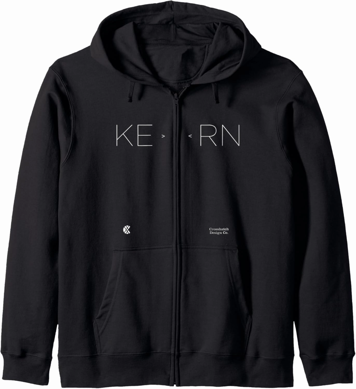 Set Your Kerning Zip Hoodie