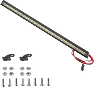 ShareGoo 9.05" 56LED Roof Light Bar Lightbar Super Bright Lamp Compatible with Axial SCX6 Trail Honcho 4WD RTR JLU Wrangler 1/6 RC Crawler Car