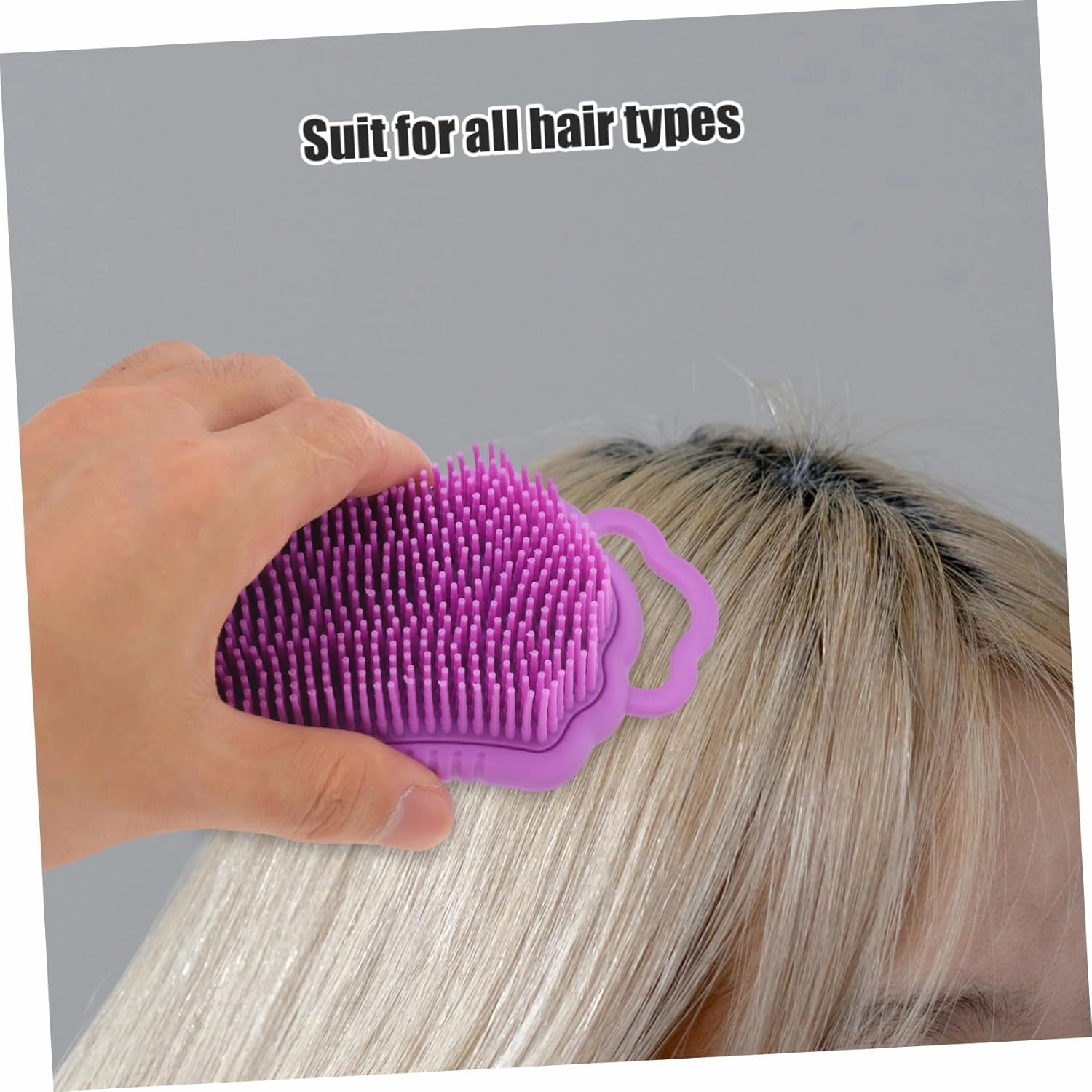 Silicone Body Scrubber Brush for Scalp Body Cleaning Ergonomic Dual Sided Bath Massage Tool for Deep Cleansing Design Comfortable Use