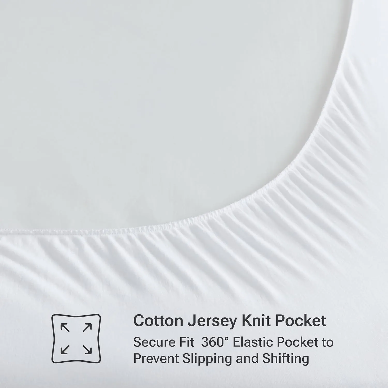 Sleep Philosophy Queen Mattress Pad, Cotton Mattress Protector Classic Cloud Quilted Bed Cover, All Natural Breathable Mattress Topper Fitted Pocket Fits Up to 16", Machine Washable, White