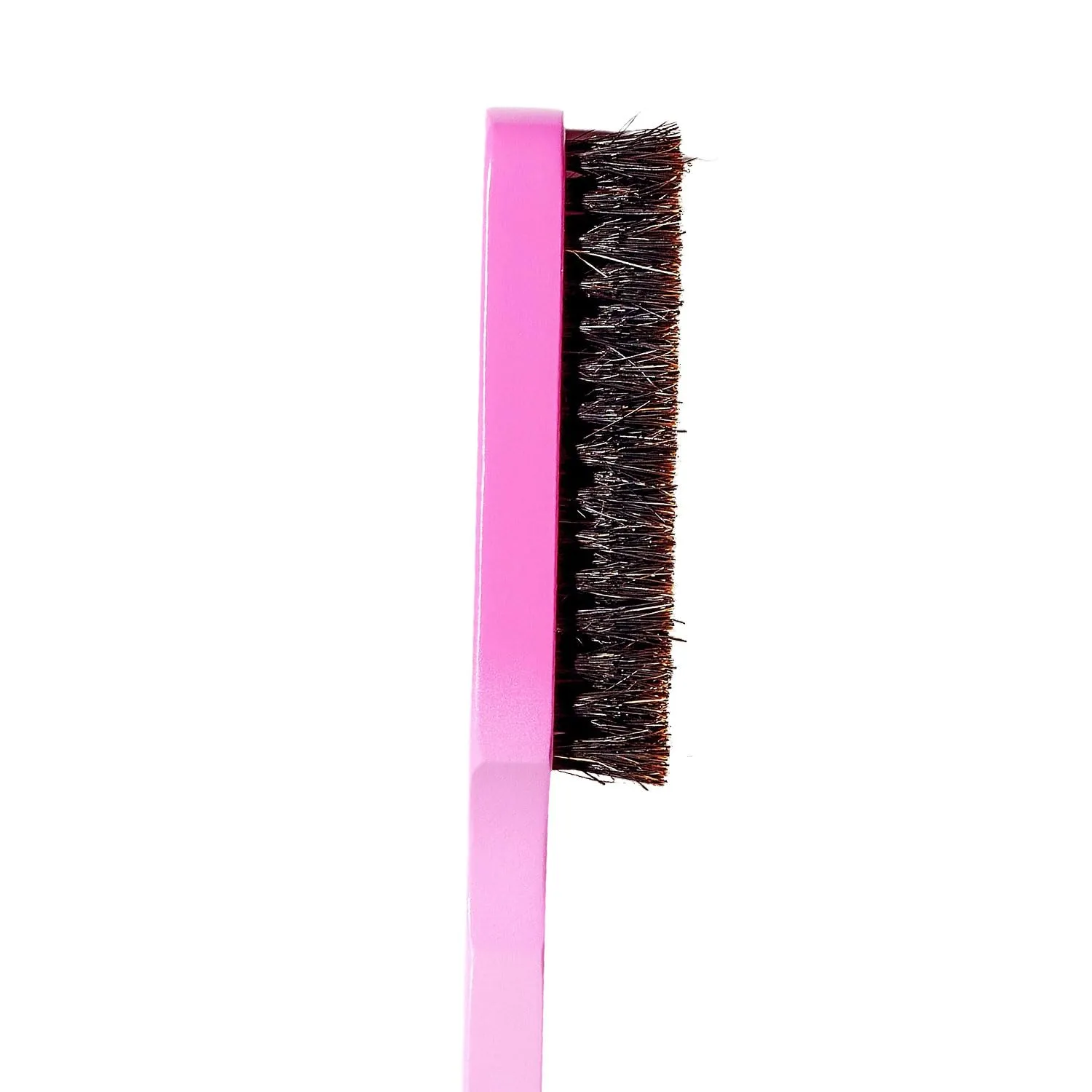 Slick Down Pro Styler, Boar Bristle Hair Brush, Slick Back Brush for Smoothing Edges, and Baby Hair, Bristle Edge Brush for Sleek, Polished Hairstyles