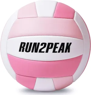 Soft Touch Volleyball Ball Gifts for Teen Girls Kids Youth Team Beginners Durable Volleyballs for Outdoor Indoor Beach Pool Water Play Official Size 5 Training Practice Volley Ball