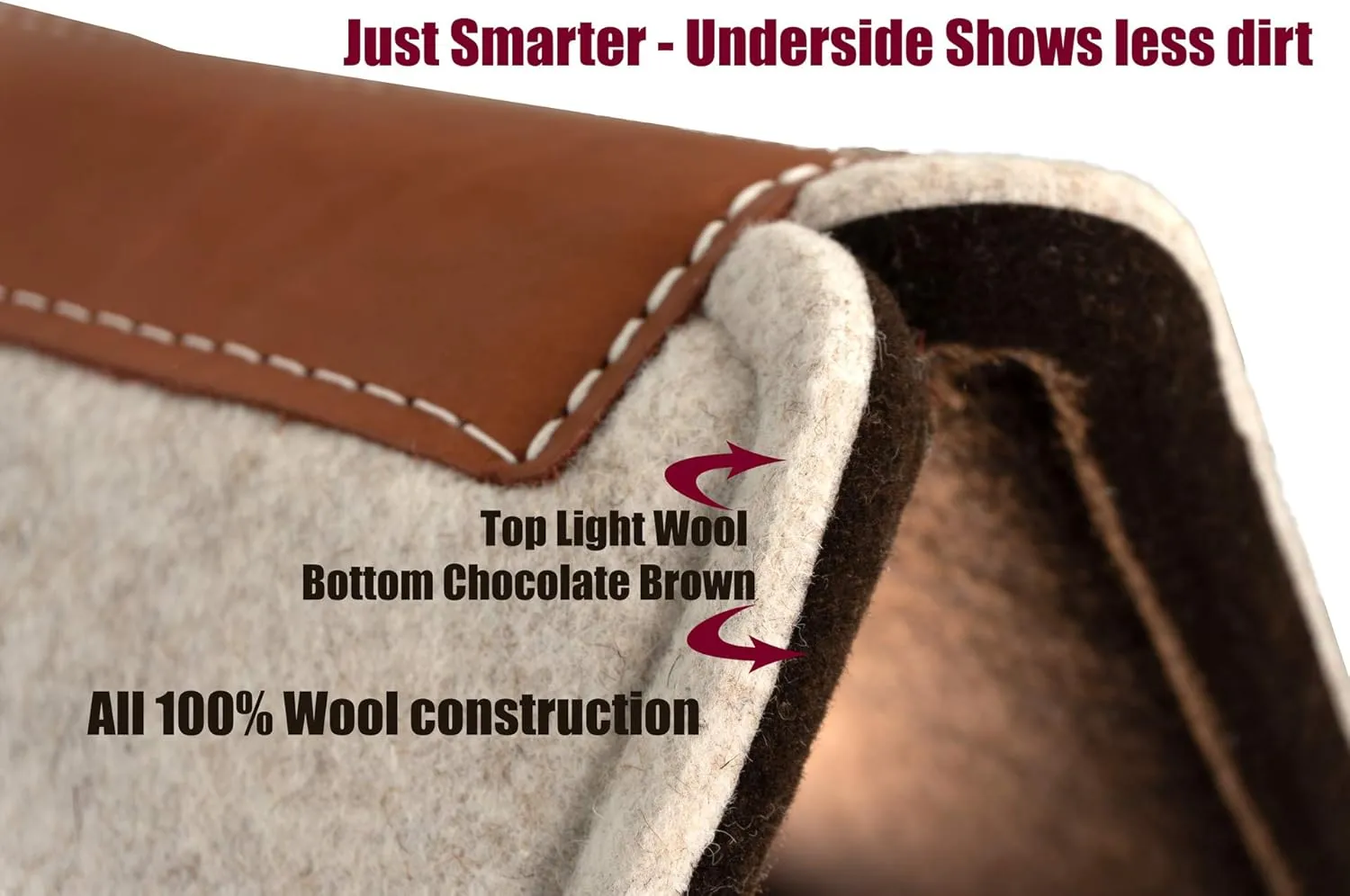 Southwestern Equine OrthoRide Made in USA Premium All Wool Build up, Saddle Pad Western, Classic Contour Saddle Pad, Ortho Pad Horse Saddle Pad, Saddle Blanket, 30x30 & 31x32