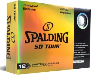 Spalding SD Tour 12 Ball Pack - White