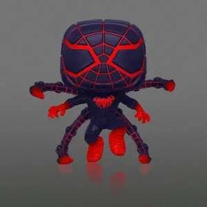 Spider-Man: Miles Morales - Miles Morales Programmable Matter Pose Glow US Exclusive Pop! Vinyl  #840