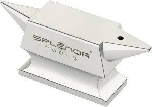 Splenor Tools Horn Anvil - Dual Ended Flat and Rounded Horn - Metal Forming - Jewelry Making Work Surface - Bench Tool