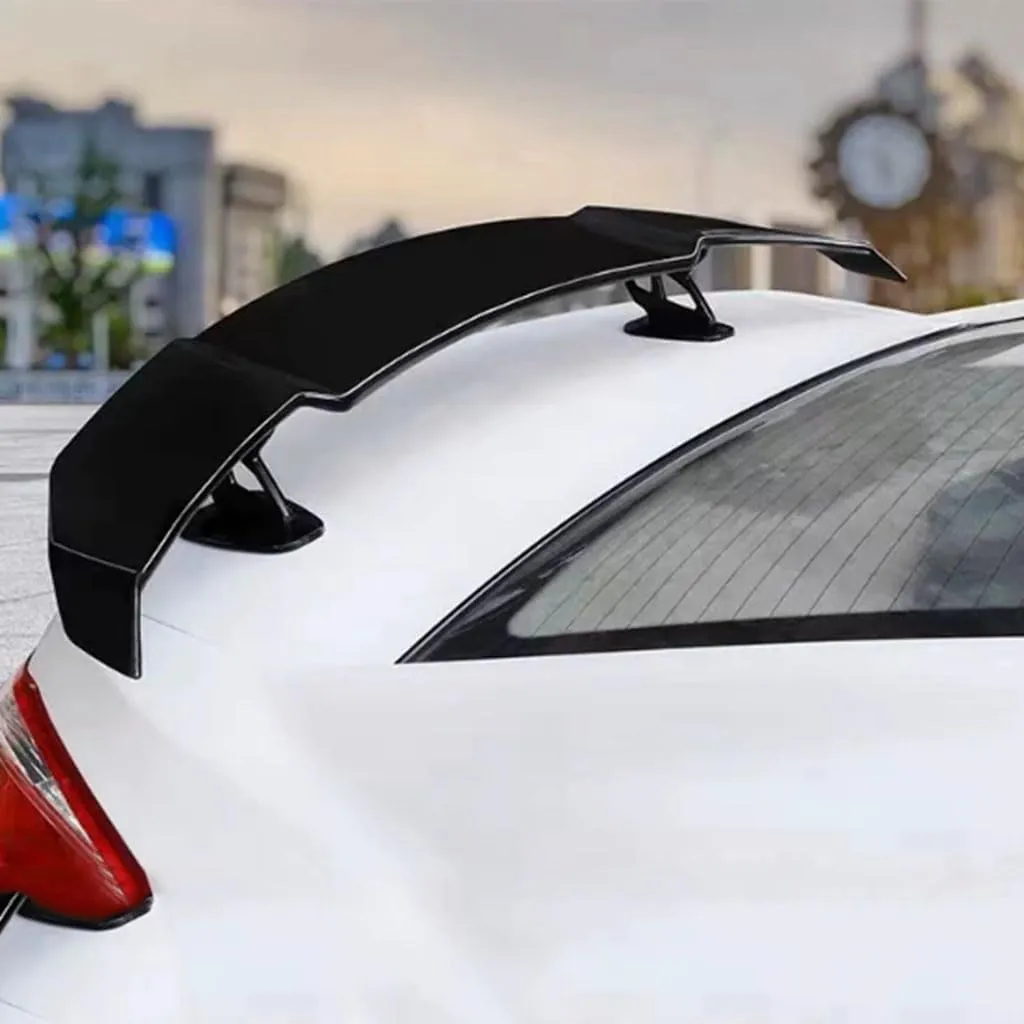 Spoilers Cars for Daewoo Nexia (KLETN) 1995-1999 2000 2001 2002 2003 2004 2005 2006 2007 2008, Rear Trunk Spoiler Wing Waterproof Wear-Resistant Styling Car Accessories,Bright Black